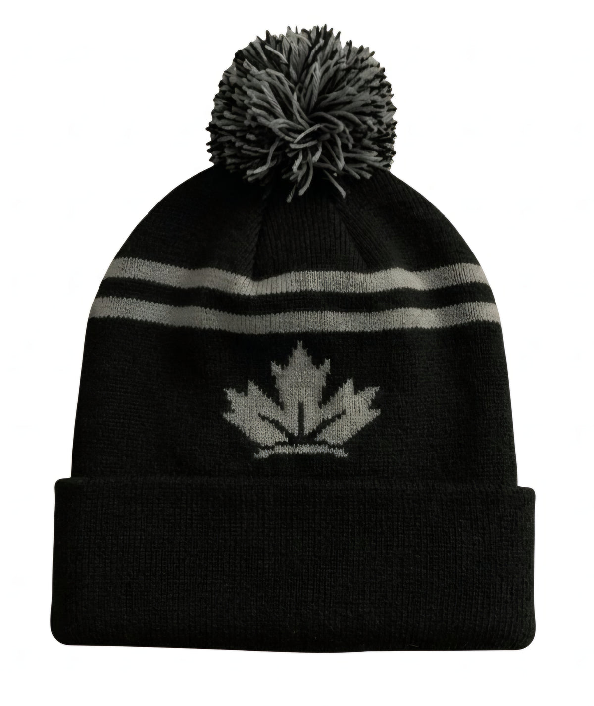 Pre-Order Black & Grey V1 Knit Bobble Hat NOW
